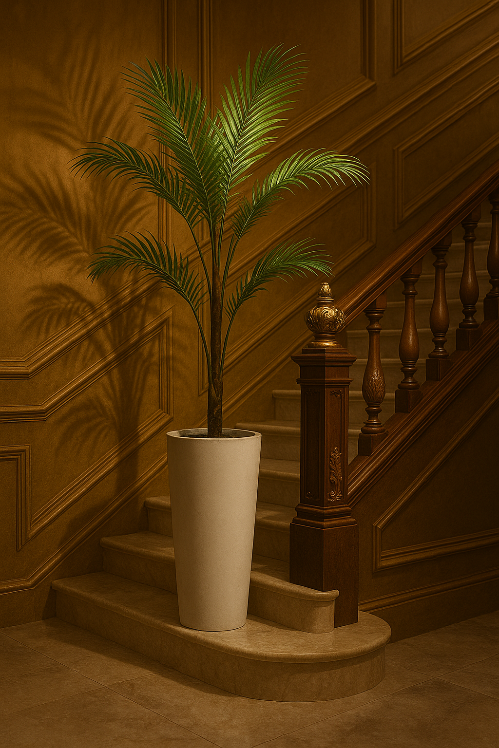Lifelike Artificial Indoor Palm Tree Plant