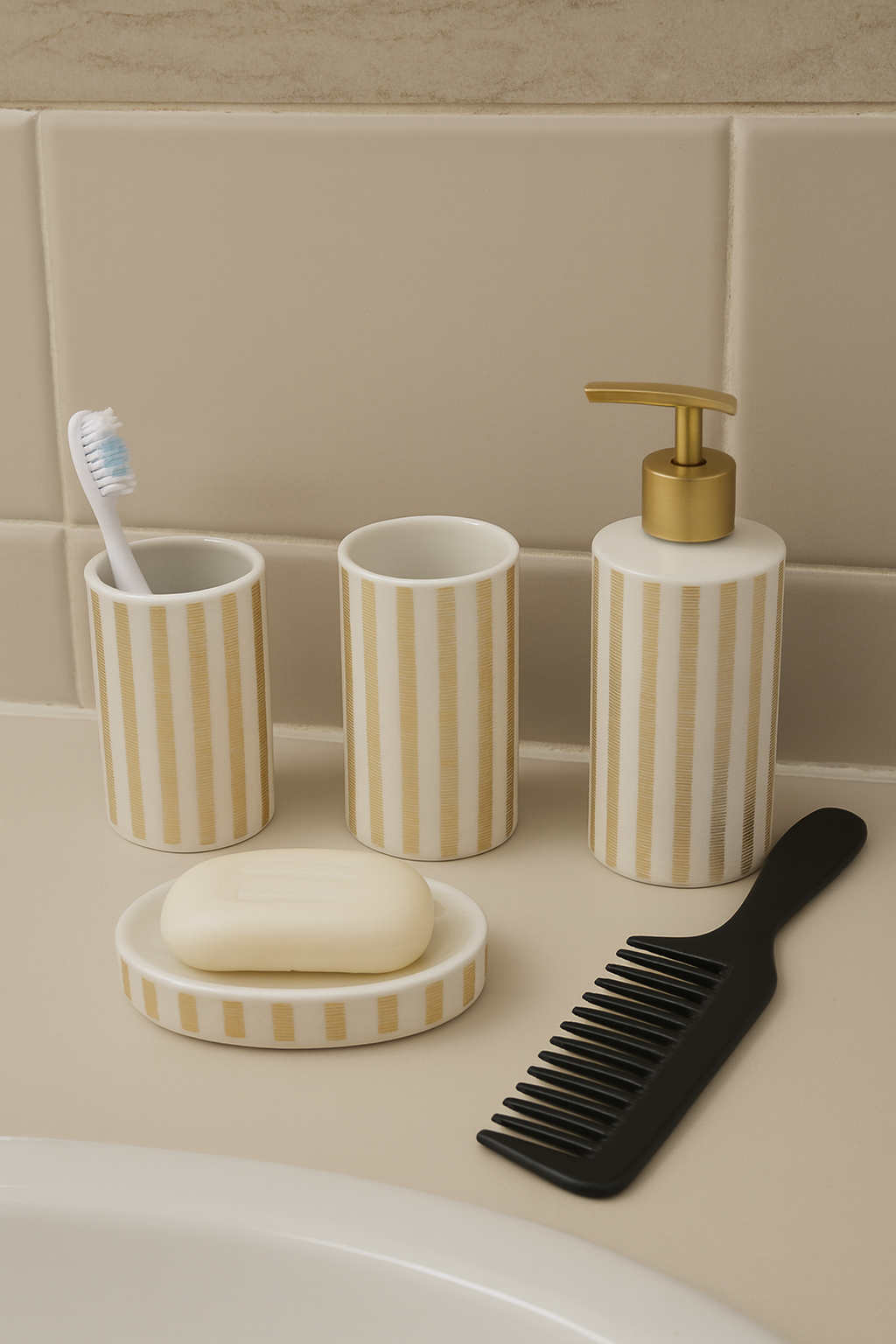 Luxury Washroom Accessories Set of 4