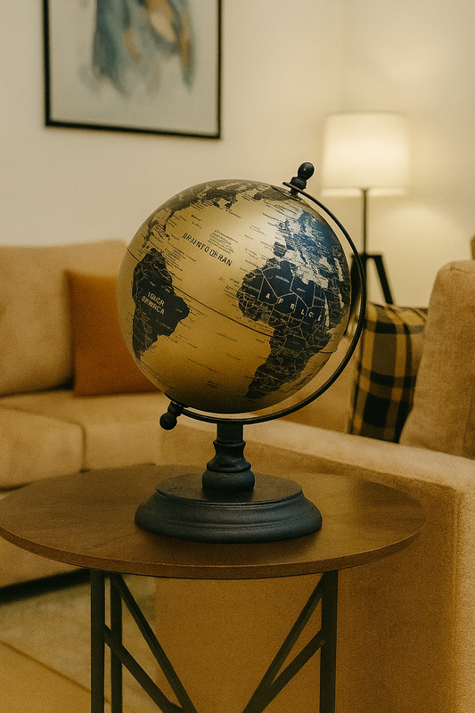 Luxury World Globe – Decorative Tabletop Globe
