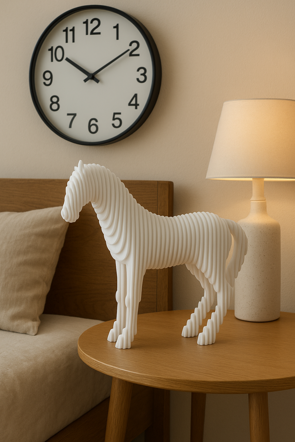 Modern Layered Horse Sculpture – Luxury Decorative Figurine