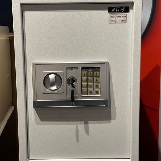 Compact Digital Electronic Safe with Keypad & Override Key