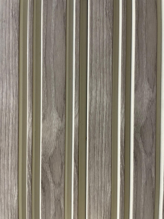 Modern Wood Slatted Wall Panel with Integrated LED Lighting