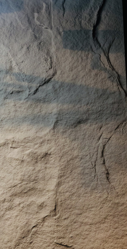 Rustic Grey-Beige Weathered Stone Wall Panel