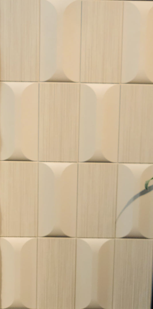 Modern Sculpted Ribbed & Concave Wall Panel