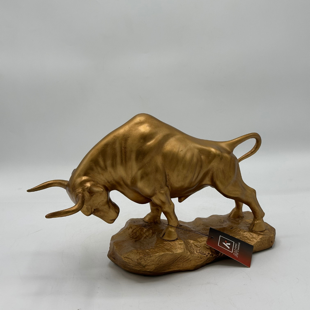 Powerful Golden Bull Statue