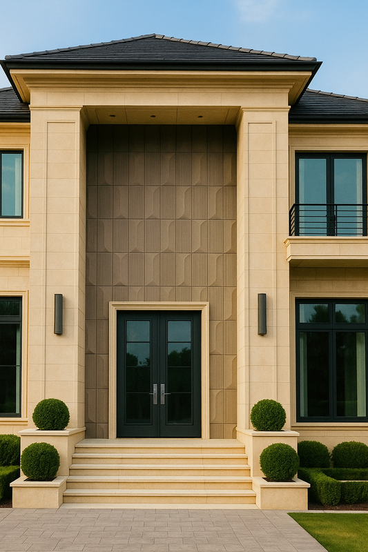 Architectural Dark Textured 3D Wall Panel