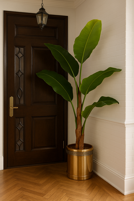 Lifelike Artificial Banana Tree Plant for Tropical Decor
