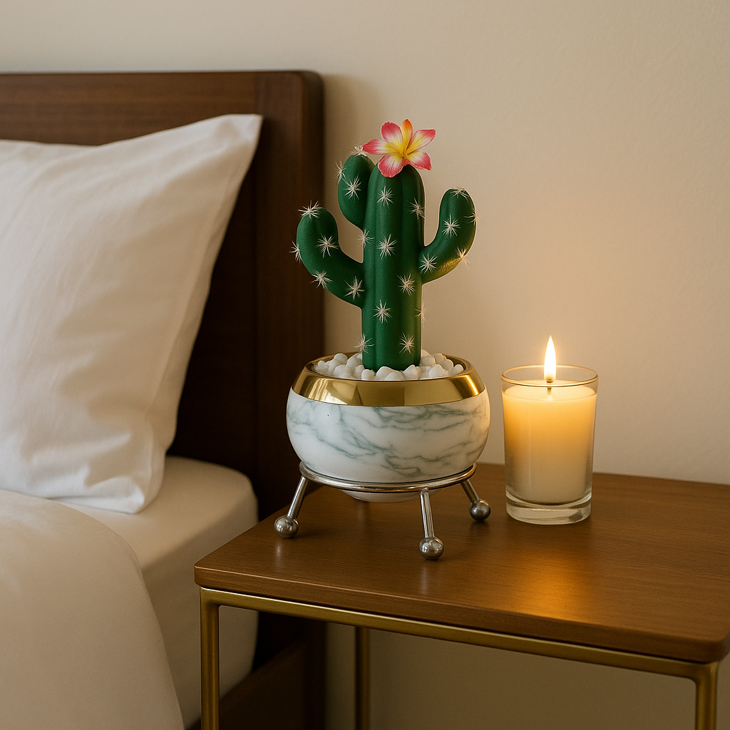 Whimsical Cactus Snow Globe | Southwestern Charm Decor