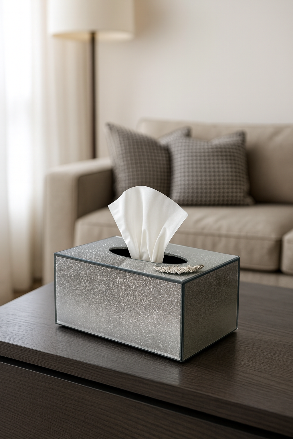✨ Luxury Tissue Box Holder – Silver & Gold Variants Home or Office décor