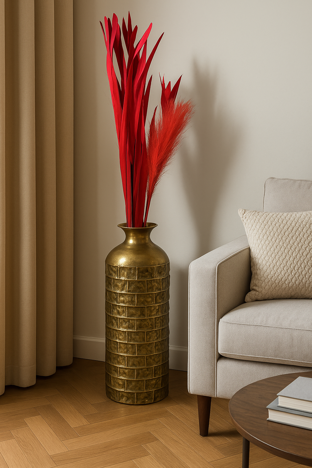 Golden Vase – Elegant Home Decor