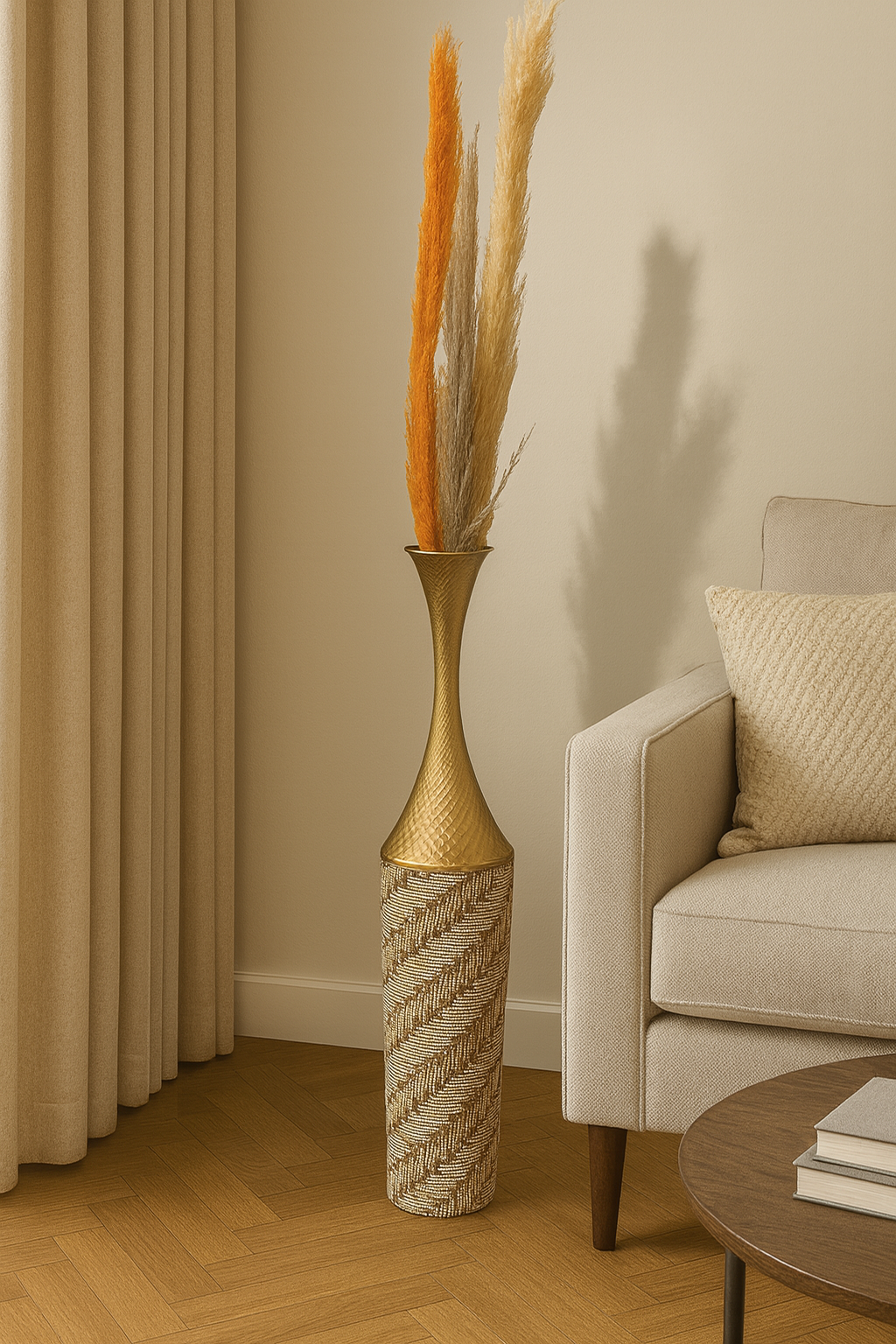 Golden Vase – Elegant Home Decor