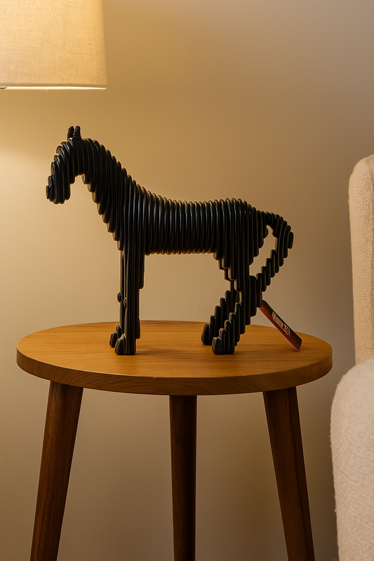 Modern Layered Horse Sculpture – Luxury Decorative Figurine