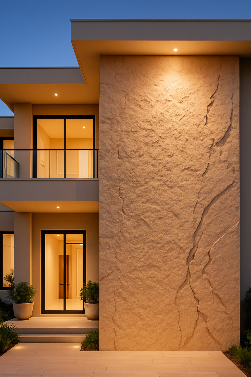 Rustic Stone-Effect Wall Panel Sheet