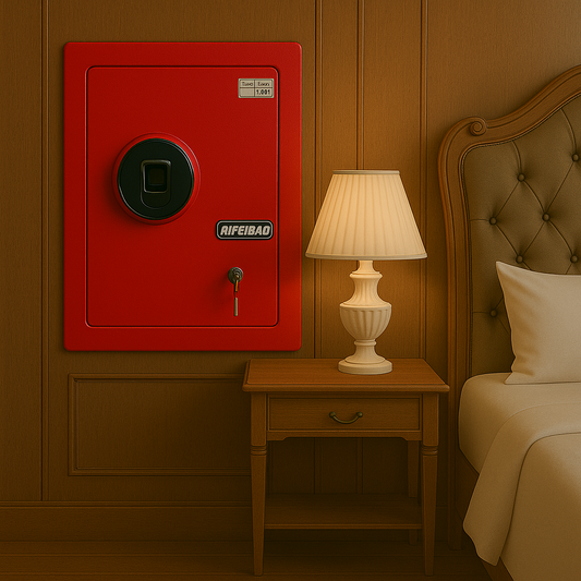 AIFEIBAO Advanced Biometric Fingerprint Safe | Digital & Key Access