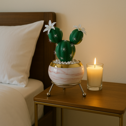 Whimsical Cactus Snow Globe | Southwestern Charm Decor