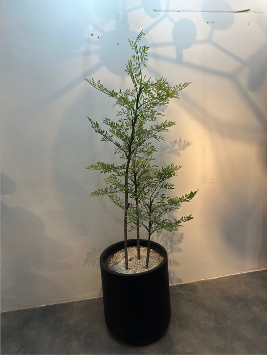 Elegant Artificial Ash Tree Plant in Modern Pot
