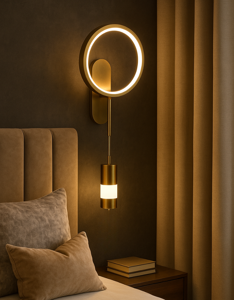 Modern Floral LED Wall Sconce | Petal Design Accent Light