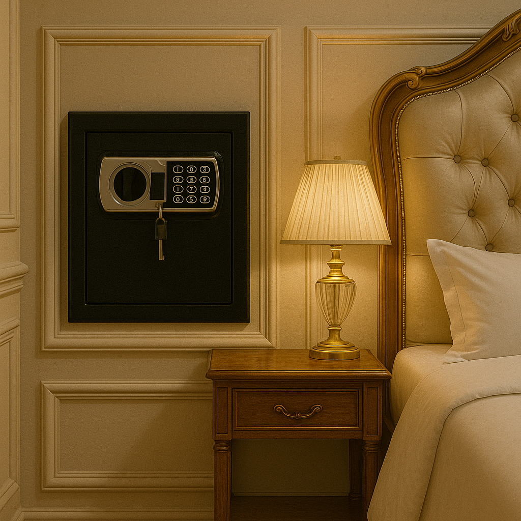 Compact Digital Security Safe by ICONS SPAIN | Electronic Keypad Safe Box