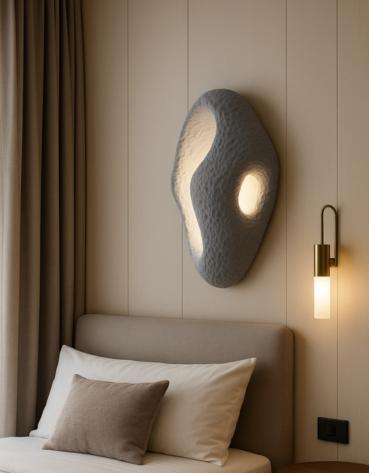 Organic Form LED Wall Light | Sculptural Accent Lighting