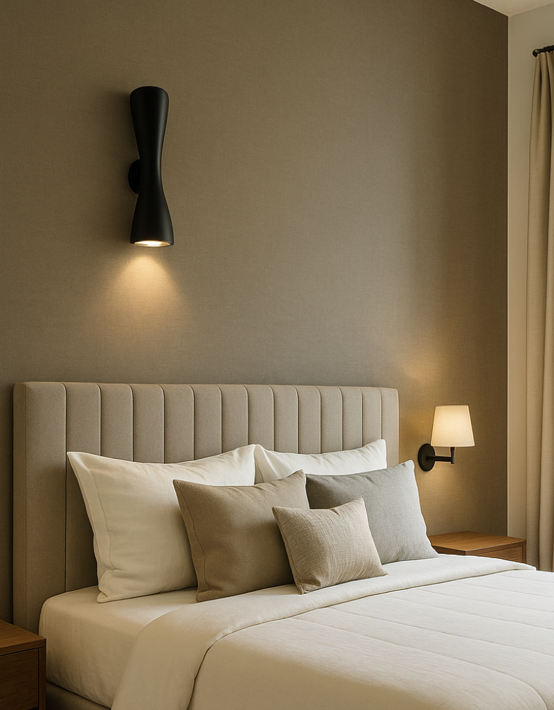 Contemporary Vertical LED Exterior Wall Mount Lamp