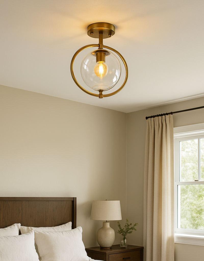 Sleek Round LED Ceiling Light | Modern Flush Mount Luminaire