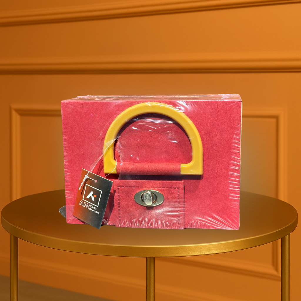 Blessing from Perfect Box" Elegant Tulip Floral Gift Box with Top Handle & Textured Wrap