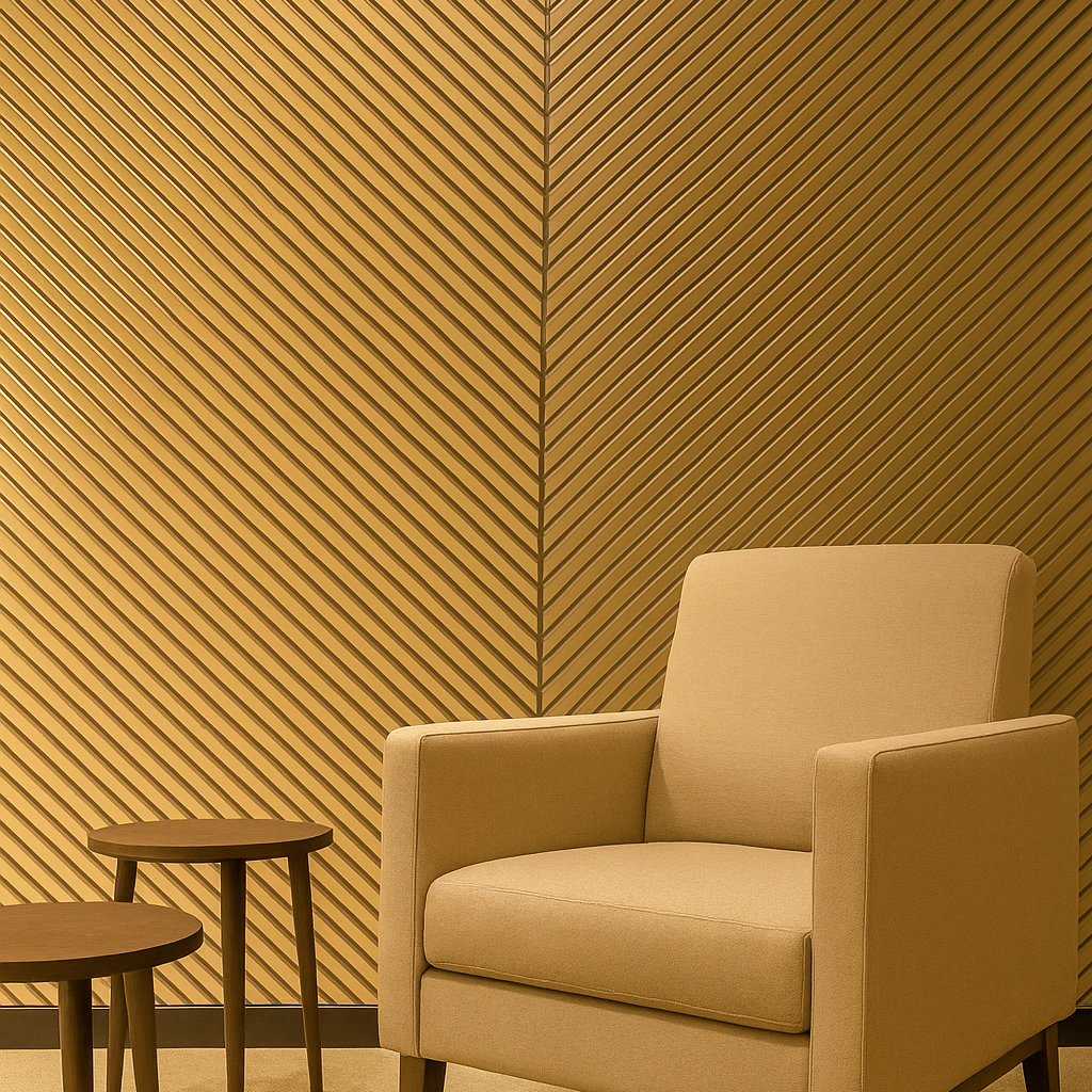 Contemporary Chevron Wood Wall Panel | Dynamic Geometric Accent