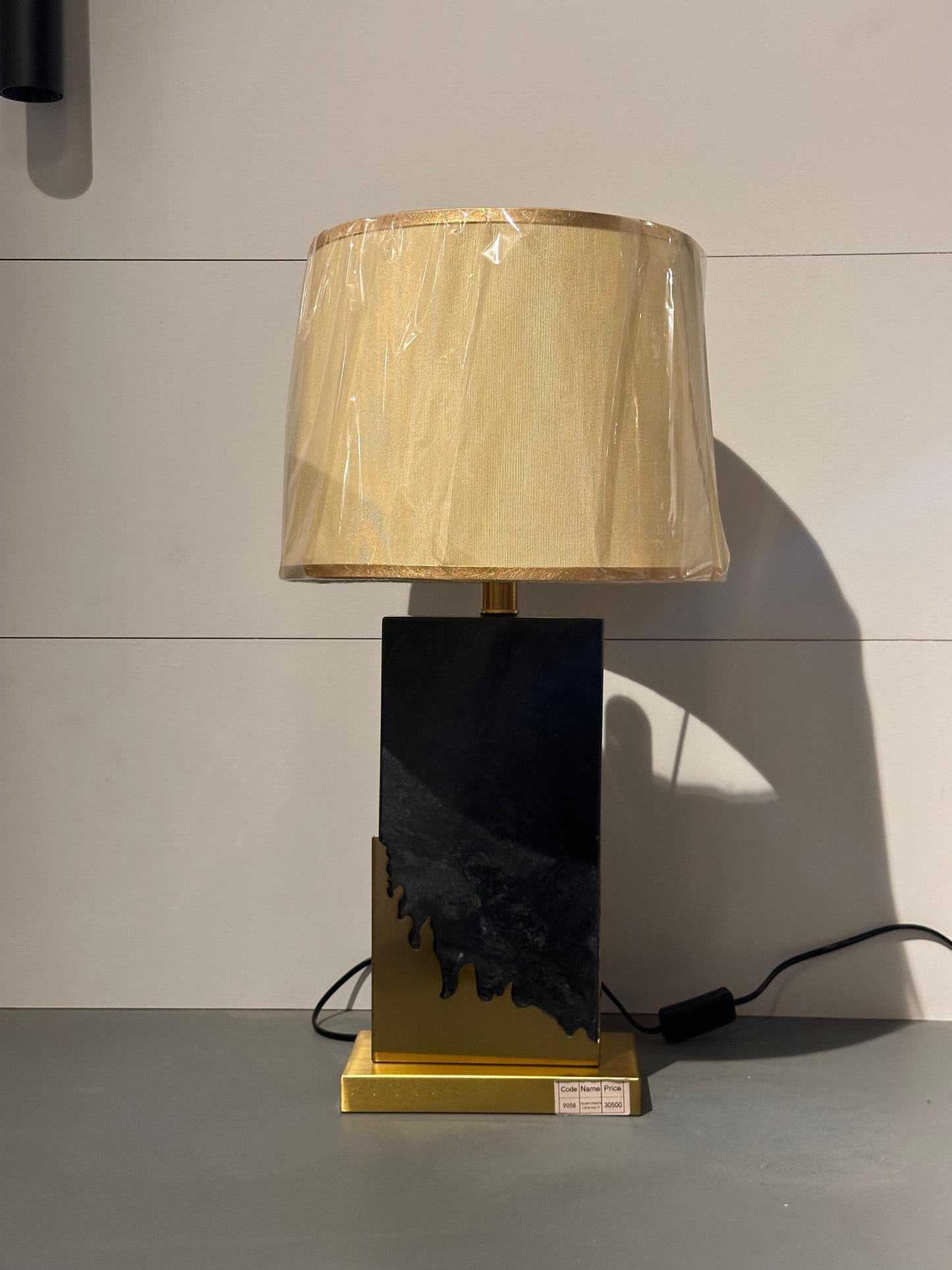 Classic Bronze-Tone Bedside Table Lamp - Textured Base & Traditional White Shade
