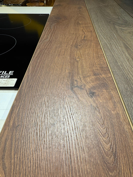 Rich Dark Walnut Tone Wood Flooring | Elegant Wide Plank Design