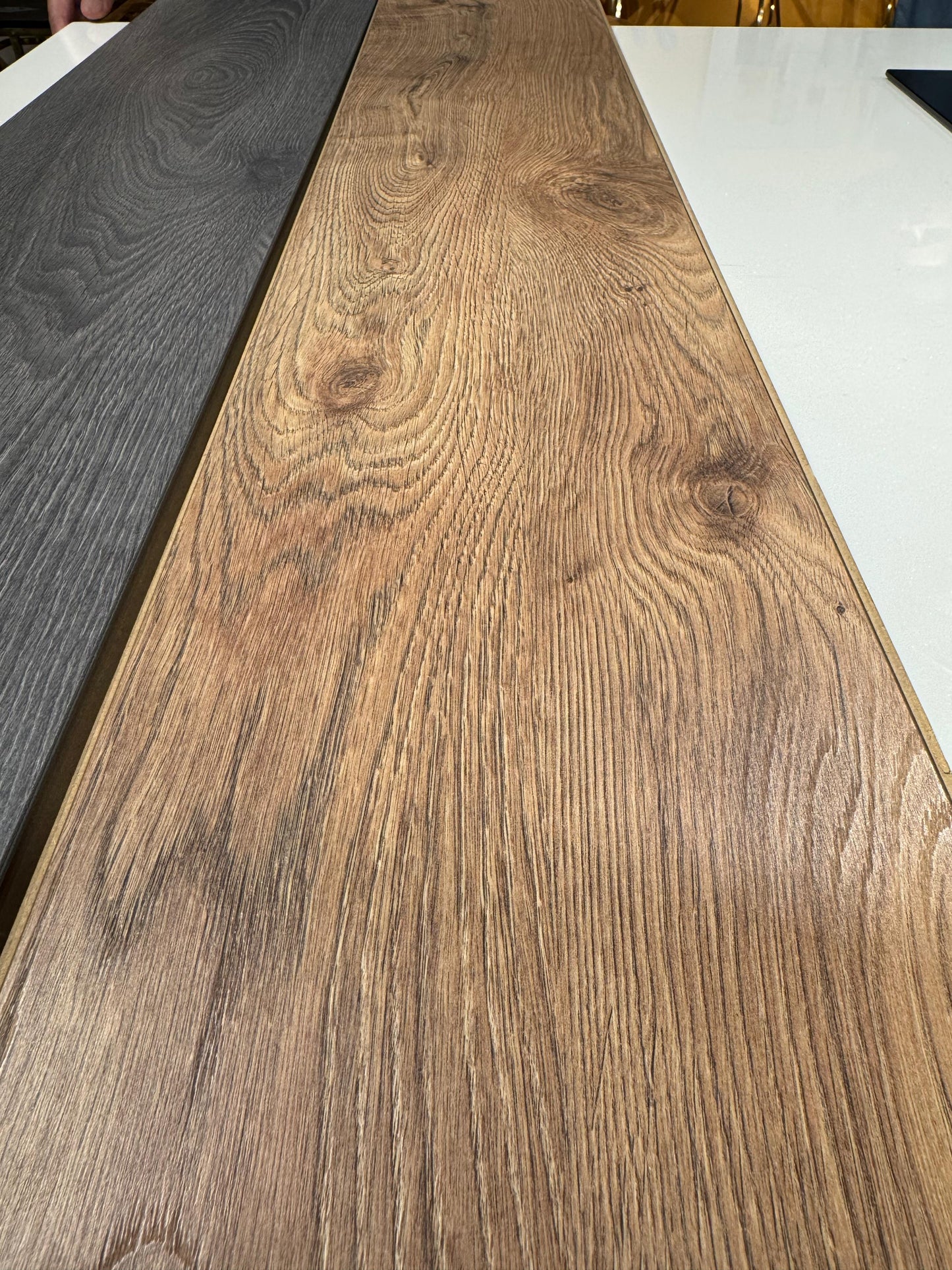 Warm Honey Oak / Teak Wood Tone Flooring - Natural & Inviting