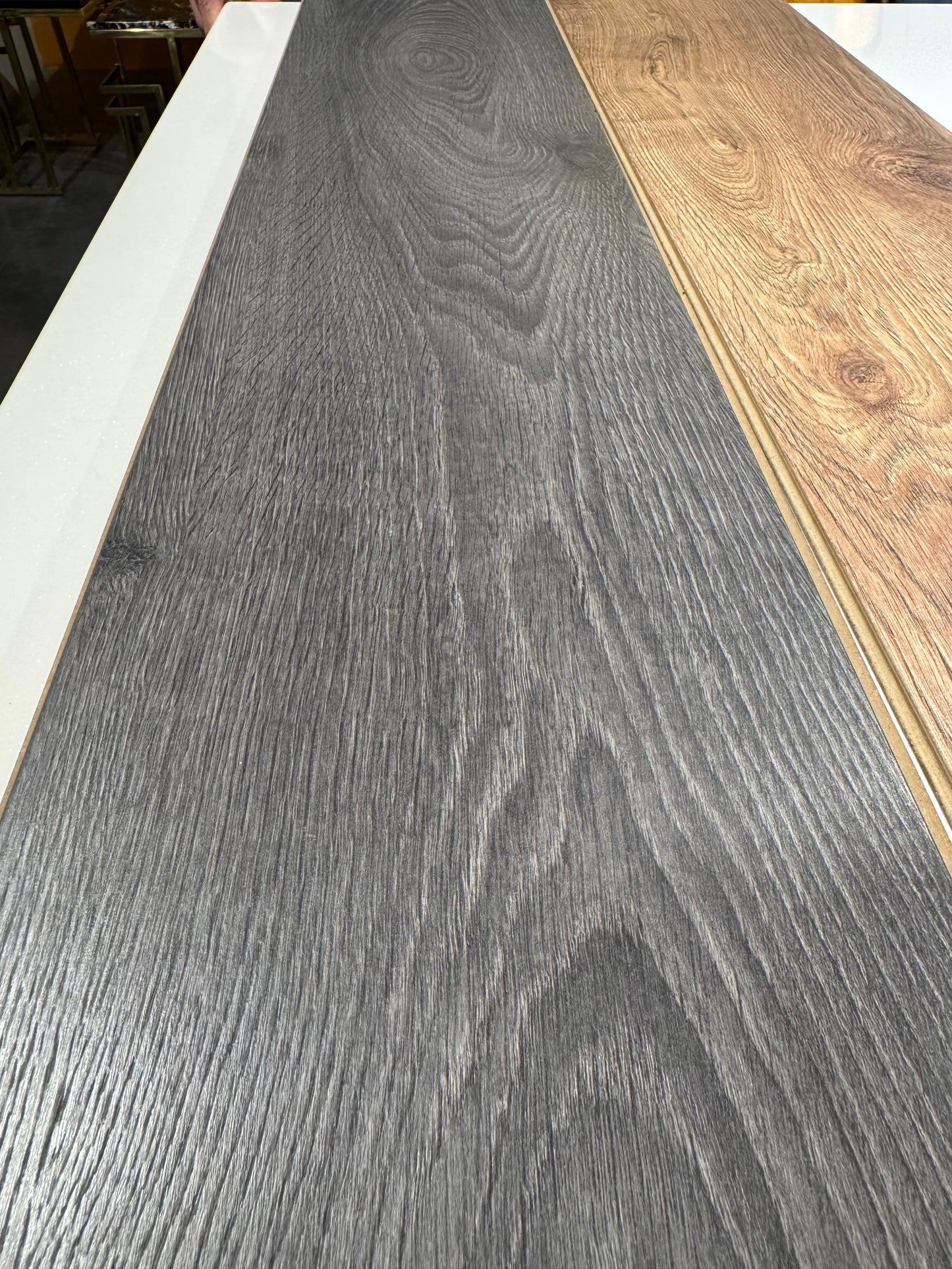 Modern Grey-Washed Wood Tone Flooring - Contemporary Elegance
