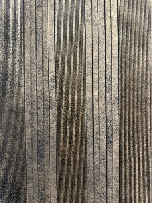 Sophisticated Dark Brown Ribbed Wall Panel | Elegant Vertical Texture