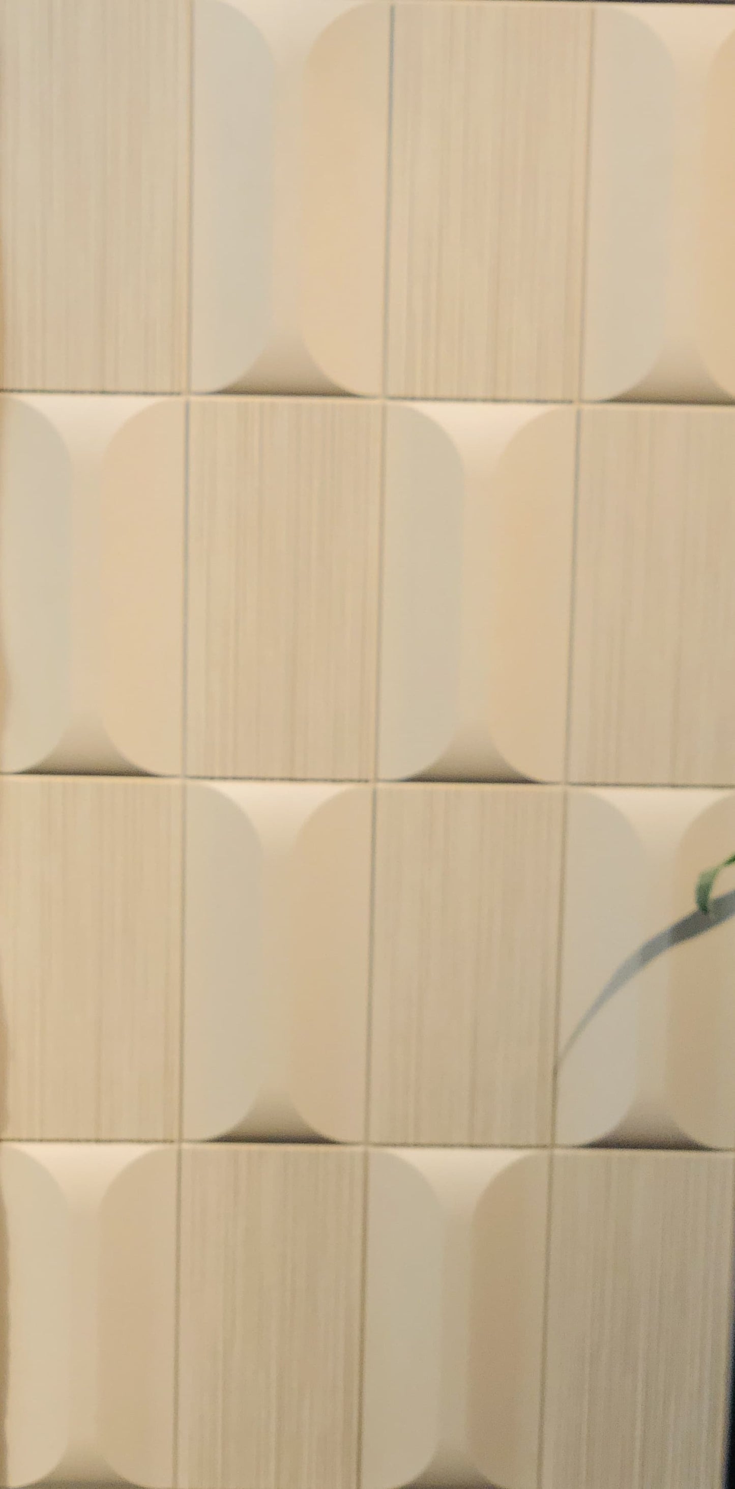 Modern Sculpted Ribbed & Concave Wall Panel