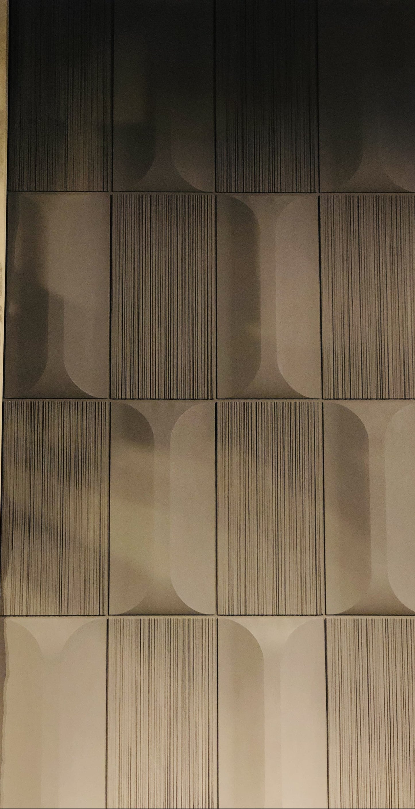 Architectural Dark Textured 3D Wall Panel